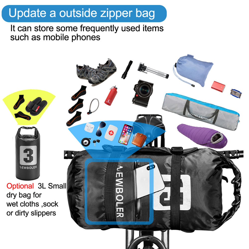NEWBOLER Waterproof Bike Bag B - Cycling Commuter Backpack Waterproof review and price