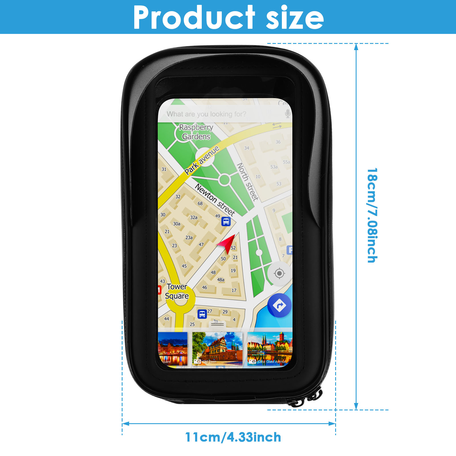 Motorcycle Bike Phone Holder B - Cycling Commuter Backpack Waterproof review and price