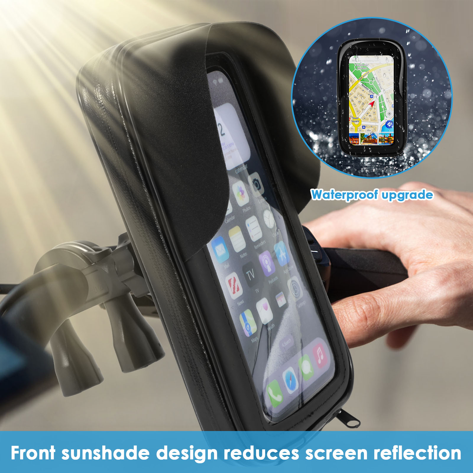 Motorcycle Bike Phone Holder B - Cycling Commuter Backpack Waterproof review and price