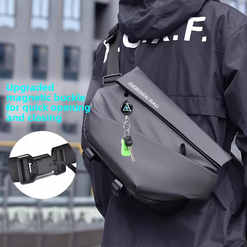 Magnetic Buckle Men Crossbody  - Cycling To Commute review and price